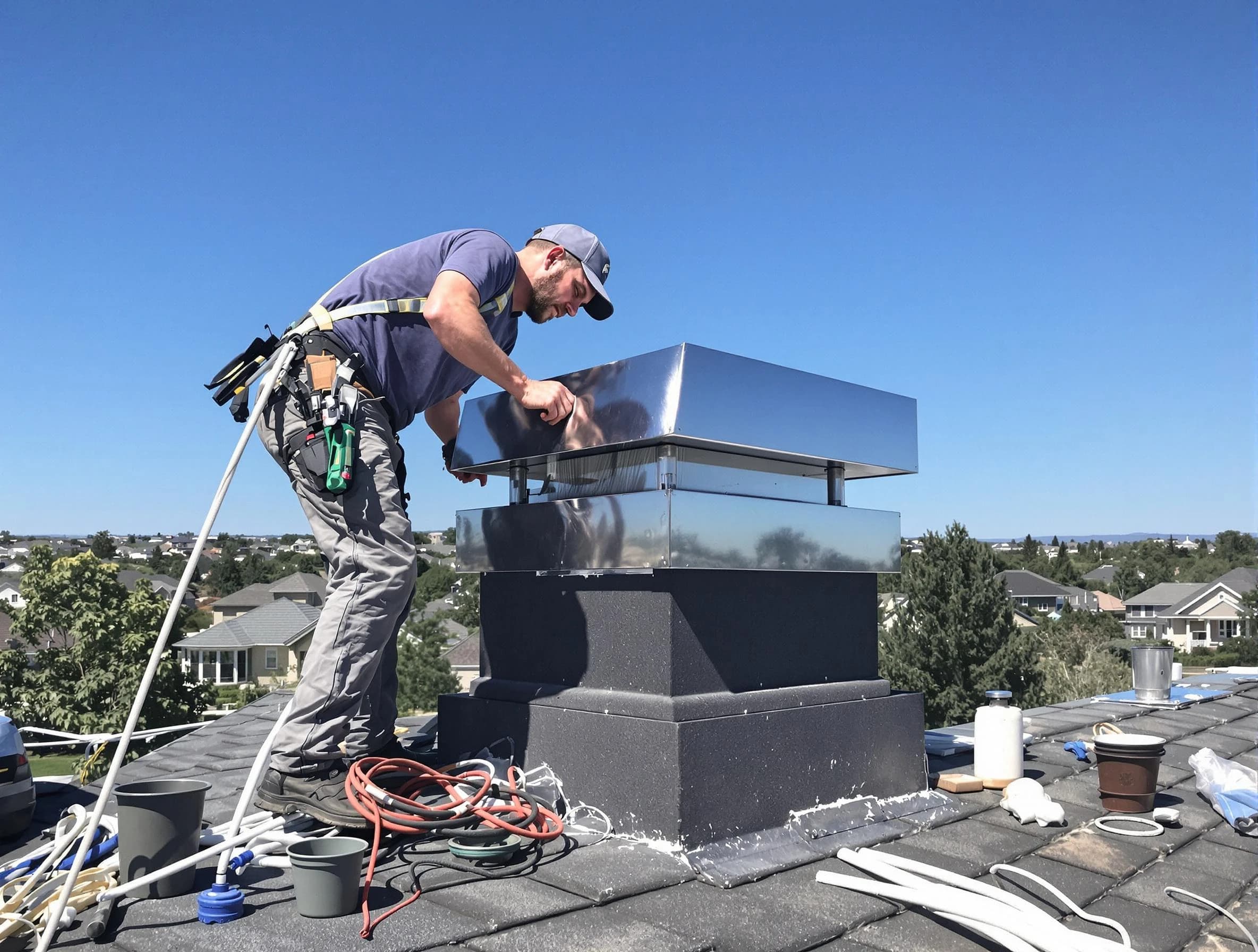 Chimney Cap Services service in Wakefield, MA